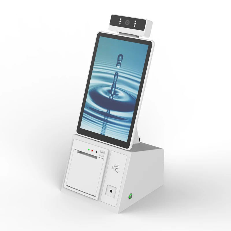 CE certified desktop 10.1 All in One Payment Kiosk Self Order Kiosk Machine with auto cut Printer 58mm  Android OS 11 OEM ODM