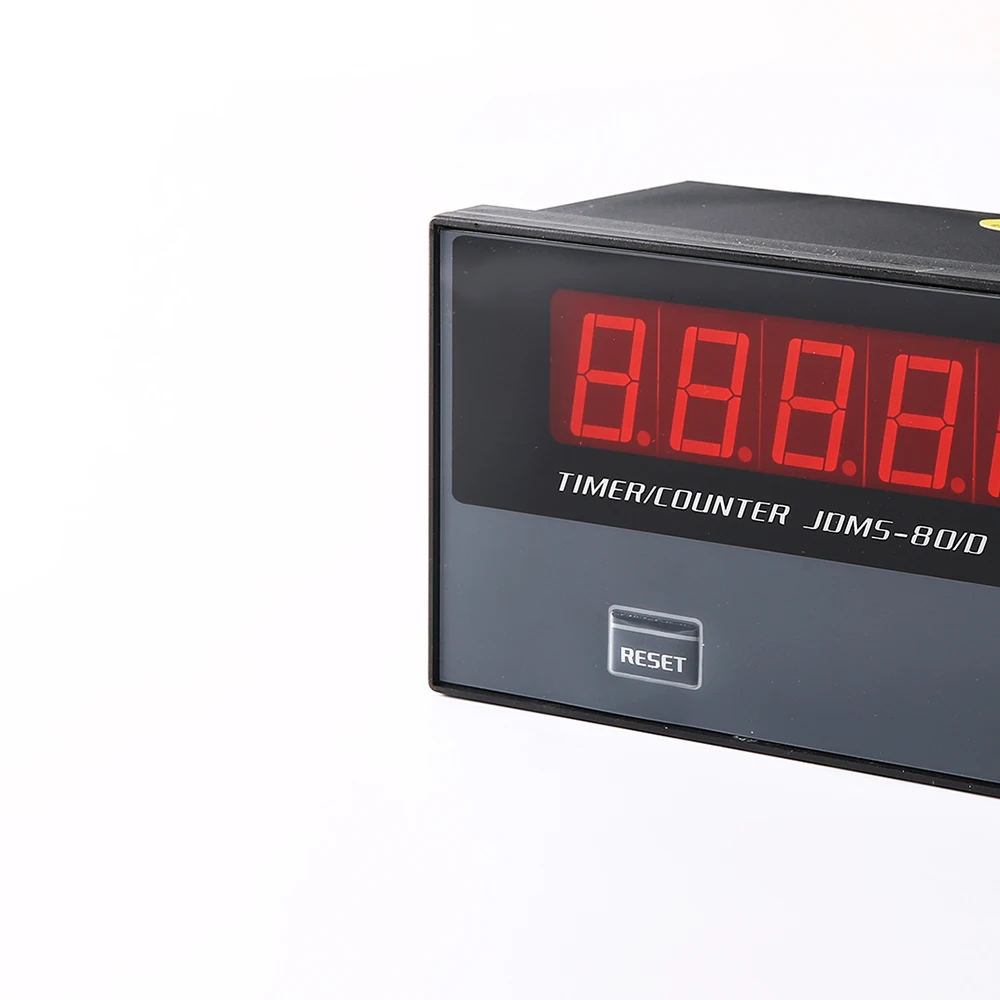 JDMS-80D с 6-значным обратимым счетчиком, светодиодный цифровой счетчик часов, счетчик аккумуляторов с памятью выключения питания