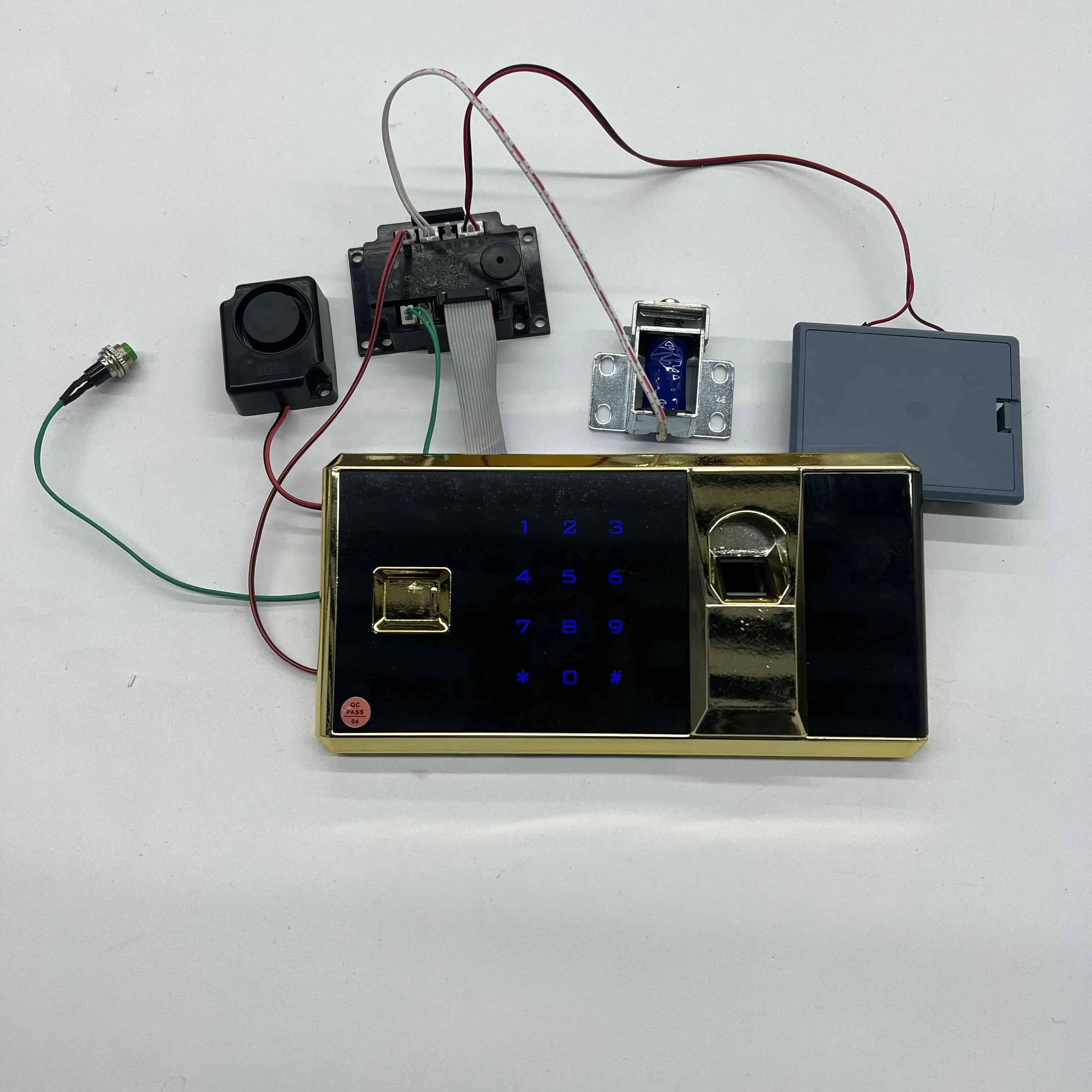 Электронный цифровой замок для защиты от отпечатков пальцев, безопасный мини-Сейф для дома, отеля, размера ноутбука