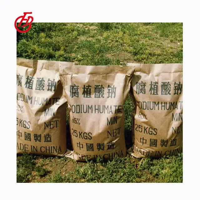 Humic Acid 50% 1415-93-6 Organic Fertilizer Supplier Manufacturer Powder Granule Price Humic Acids for Plant