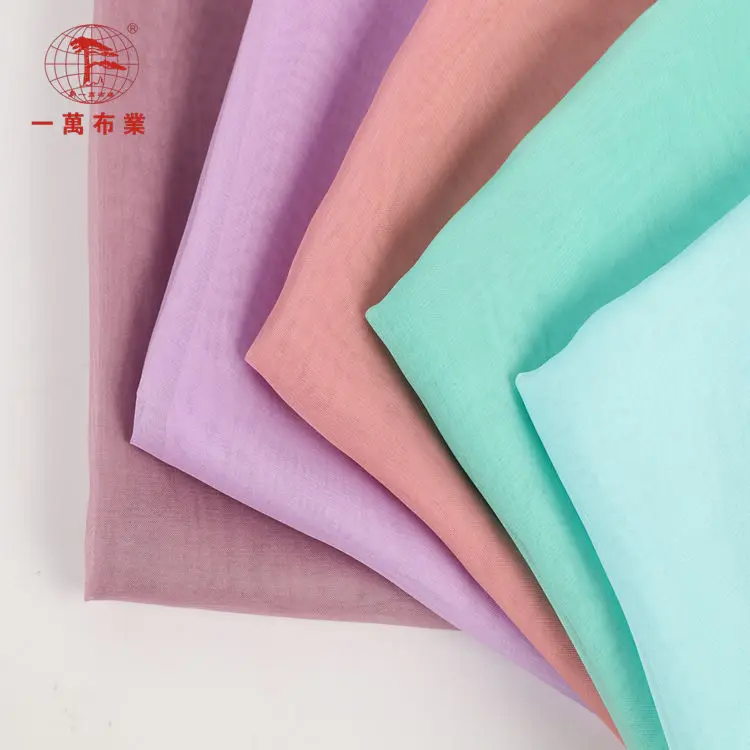 Оптовая продажа, шифоновая ткань для платья из 100% полиэстера 30D на заказ