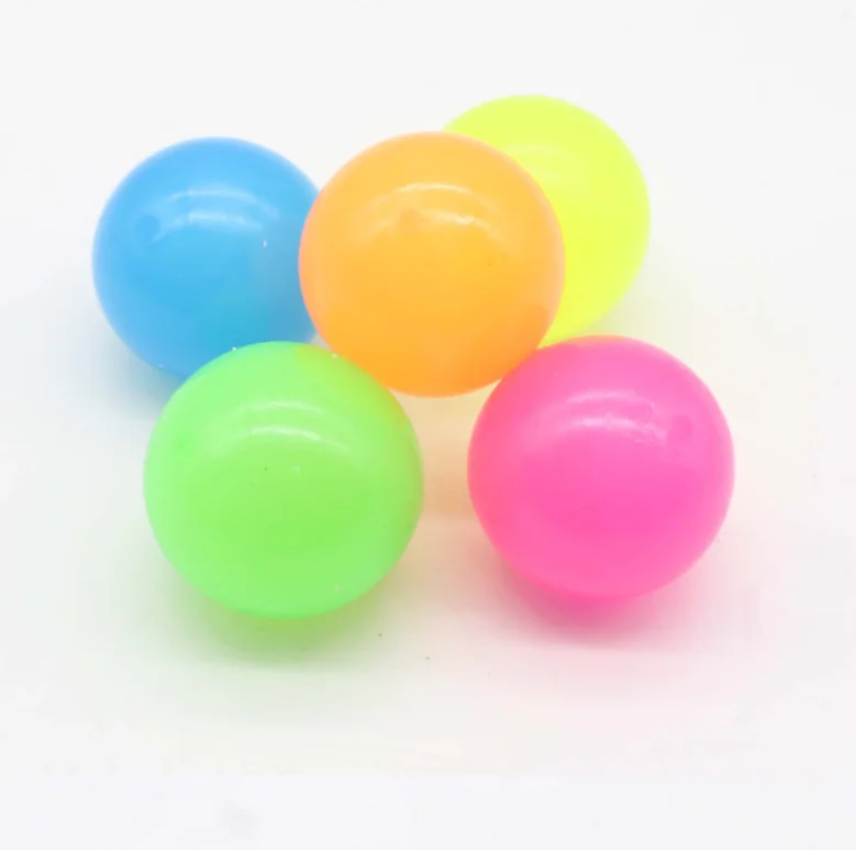 Funny Globble Anti Stress Relief Squeeze Sticking to The Wall Ball to The Ceiling Glow in The Dark