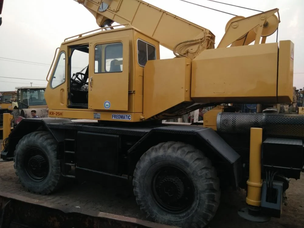 Used Construction Energy Saving KR-25H Rough Terrain Crane