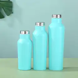 2022 new 350/500/700ml Double Wall Insulated Stainless Steel Water Bottles with Custom Logo Square Shape Cola Bottle Thermos