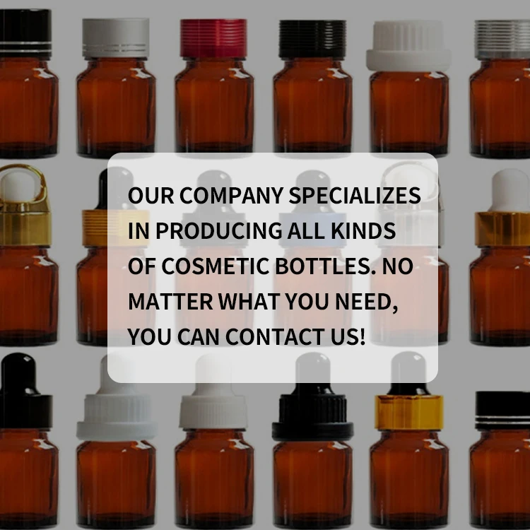 Black Packaging And Tilt 10ml Beautiful Jars Sets Bamboo Lid Pump Ampoule Mini Can Glass Cosmetic Bottle