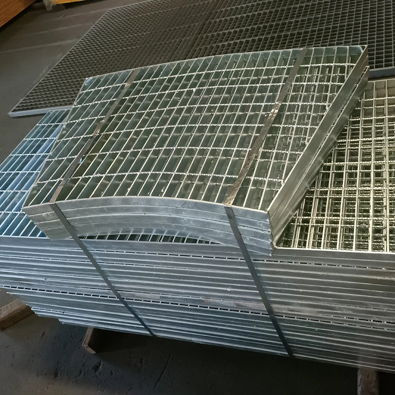 Hot dip galvanized steel grate square twisted cross bar heavy duty steel bar grating CE ISO Certificate