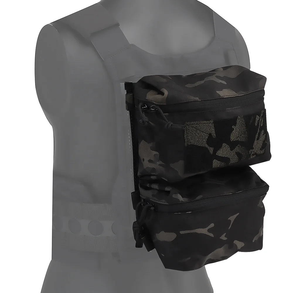 Cordura тактическая мягкая задняя панель двойная сумка подходит для Ferro Concept FCPC V5 plate carrier