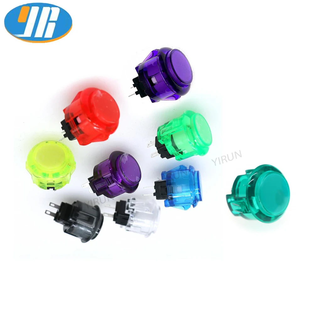 arcade button led light/24mm 30mm round button arcade button sanwa push button/arcade push button 24mm 30mm