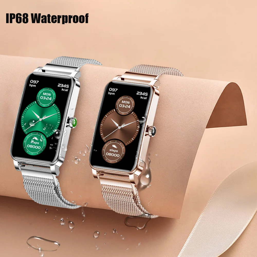 Женский Смарт-Браслет мониторинг уровня кислорода в крови мониторинг сна IP68 Водонепроницаемый высококачественный смарт-браслет Смарт-часы