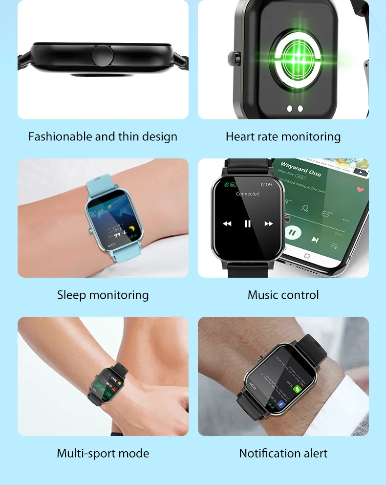 Newest NS37 Smart Watch Hot Selling Call Remider IP67 Waterproof Blood Oxygen Blood pressure Smartwatches
