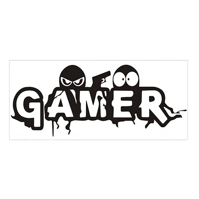 Customized Die Cut Cute Gaming Poster Murals Vinyl sticker for Dancing Nursery Boys Room Bedroom