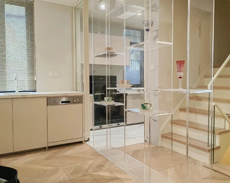 LED-Lit Acrylic Display Case acrylic Event Stage Display Racks