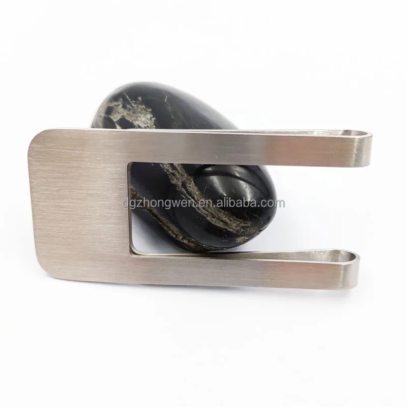 Персонализированный мужской кошелек-зажим для денег из нержавеющей стали под заказ