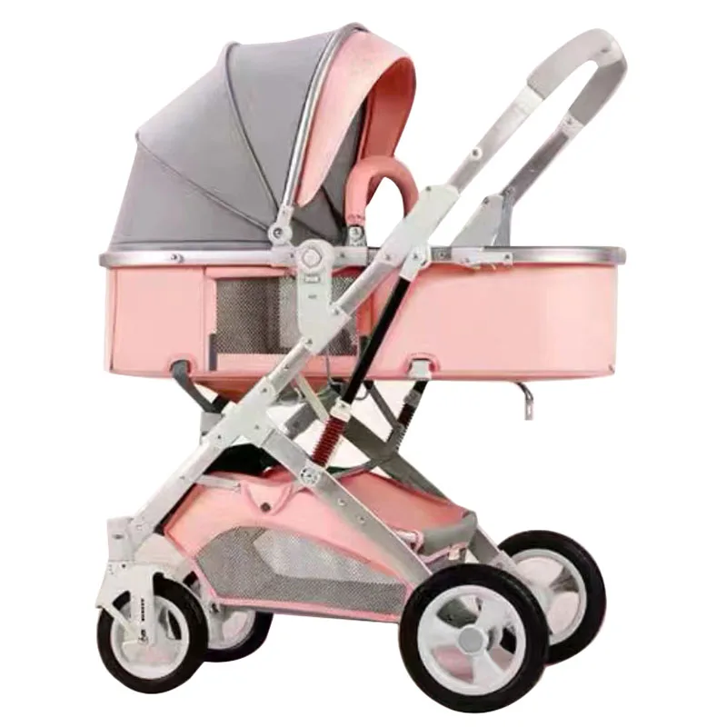 OEM 4 Wheel Aluminum Alloy Foldable Baby Stroller/Baby Pram China Factory/cheap Baby Carrier