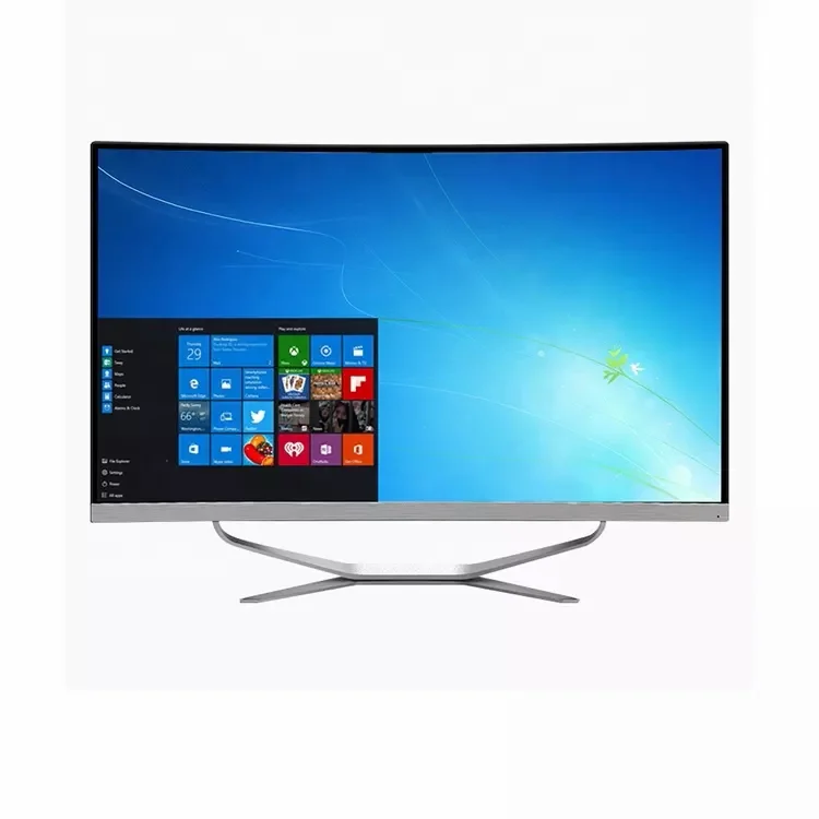 Manufacturer Wholesale AIO PC 20 inch Panel Slim Bezel Case J1900 i3 i5 i7 CPU N5095 with 8GB RAM 256GB SSD All In One Computers