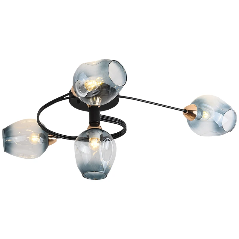 
2020 September China products color glass ball sphere pendant light fancy e27 ceiling light 