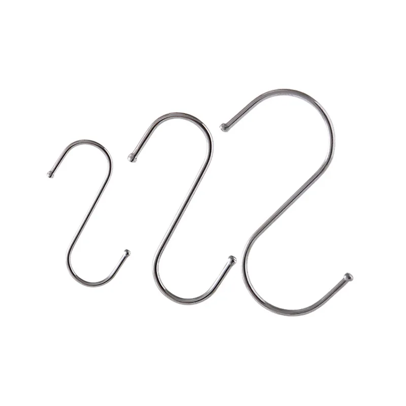 Retail S Hooks Hanger Hooks Metal Kitchen Tools Meat Hanging H Bathroom Decorative Metal