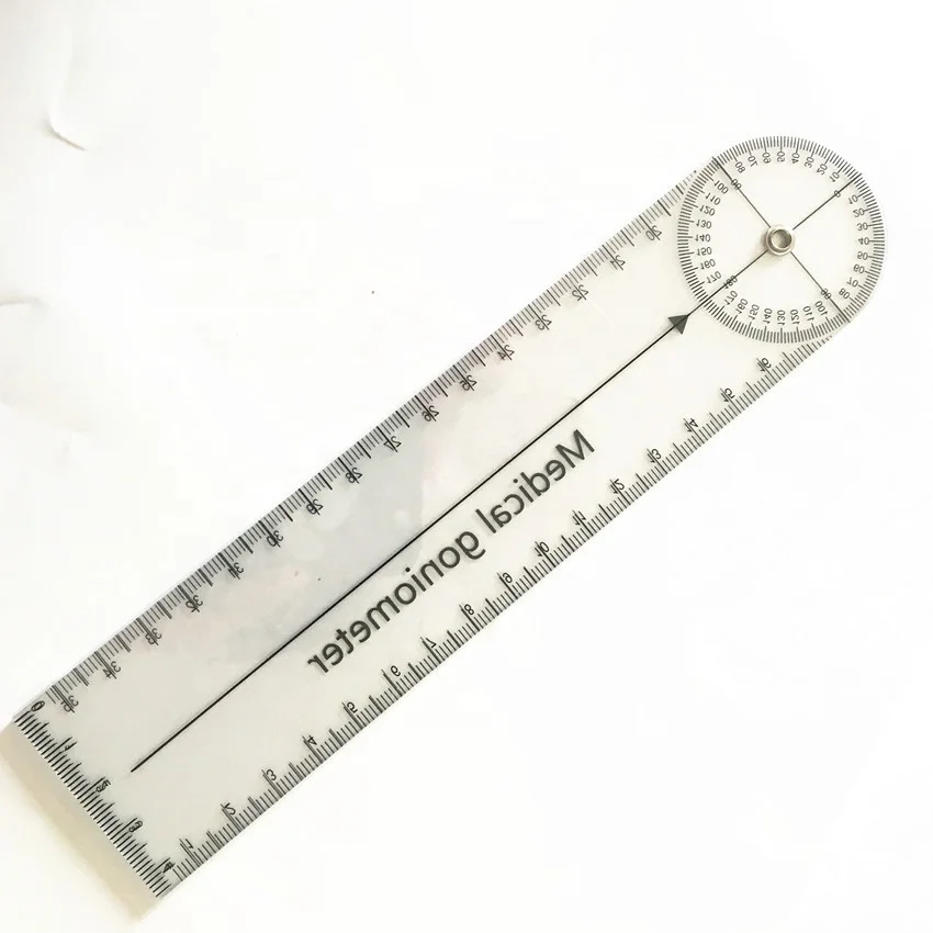 Spinal medical goniometer Multi angle measuring ruler customer OEM
