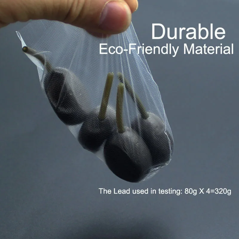 Water Soluble PVA Fishing Bag with Taska Breakdown PVA String for Carp Coarse Boilie Bait Bag Fishing Feeder Bag 084