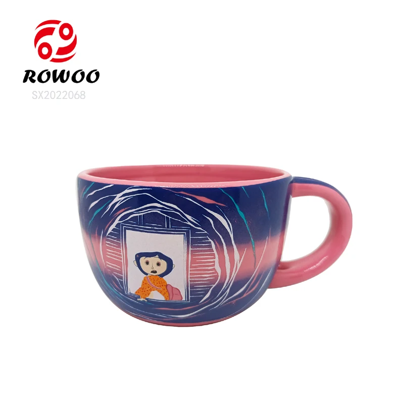 Factory direction fancy Garfield cartoon animal cheap Ceramic Mug coffee mug shapes pottery
