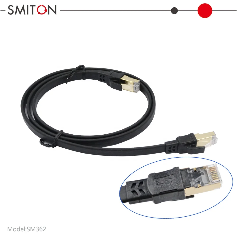 RJ45 Cable FTP Cat8 Ethernet Patch Cord PVC