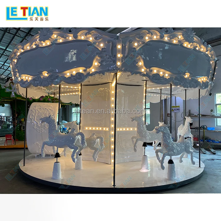 Customized indoor merry go round 12 seats carousel horse children amusement park products carousel ride for kids