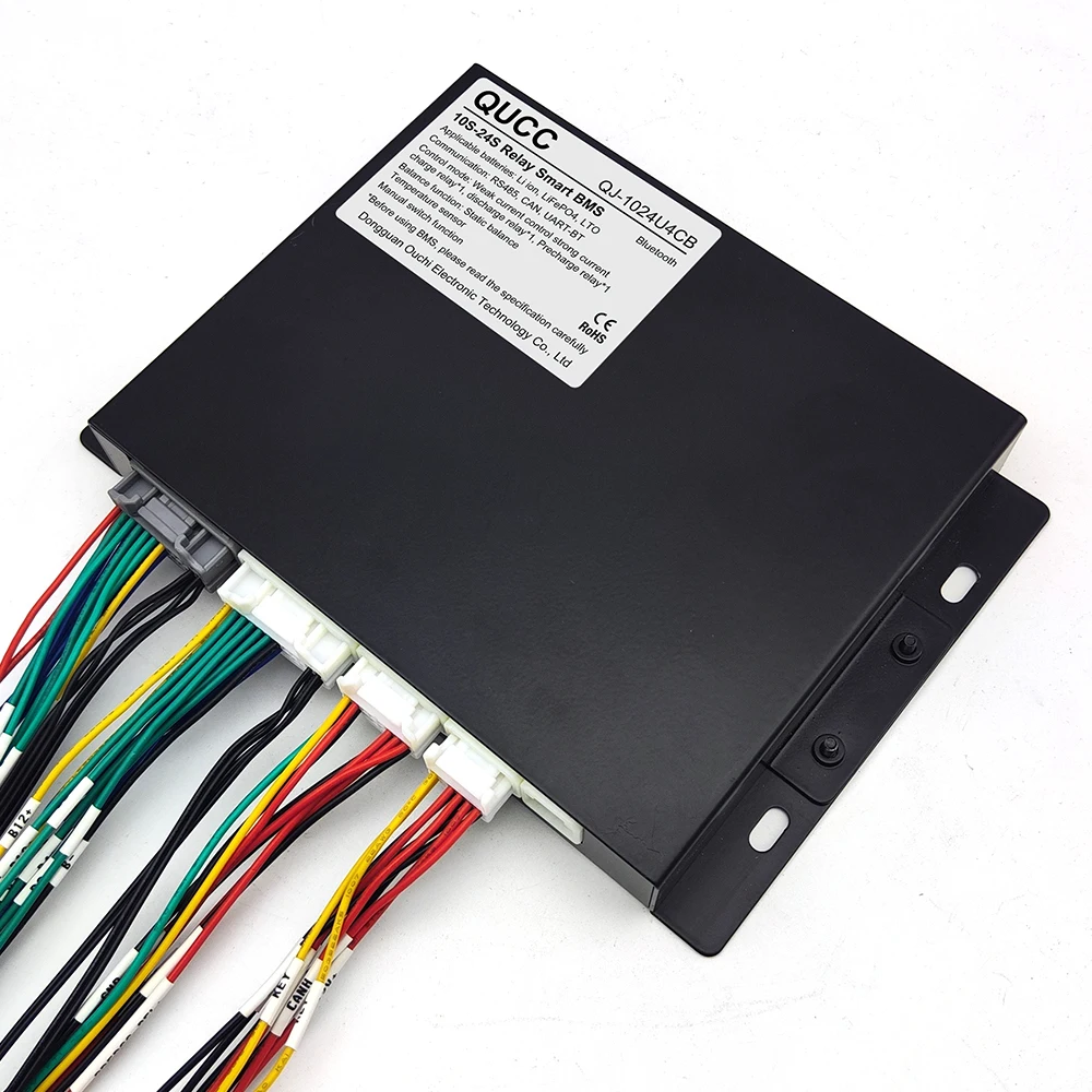 QUCC NMC LFP 48v 60v 72v Intelligent BMS 14s 15s 17s 20s 24s BMS RS485 CANBUS 300A 400A 500A tractor Battery BMS