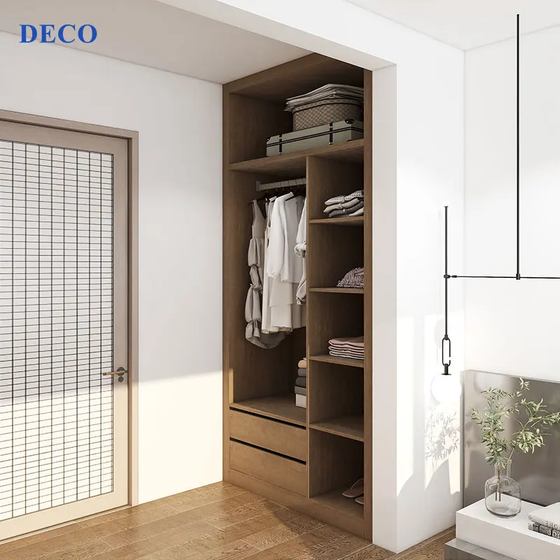 Bedroom Furniture customizable organizer portable design layout closets Aromoires with height-adjustable shelves