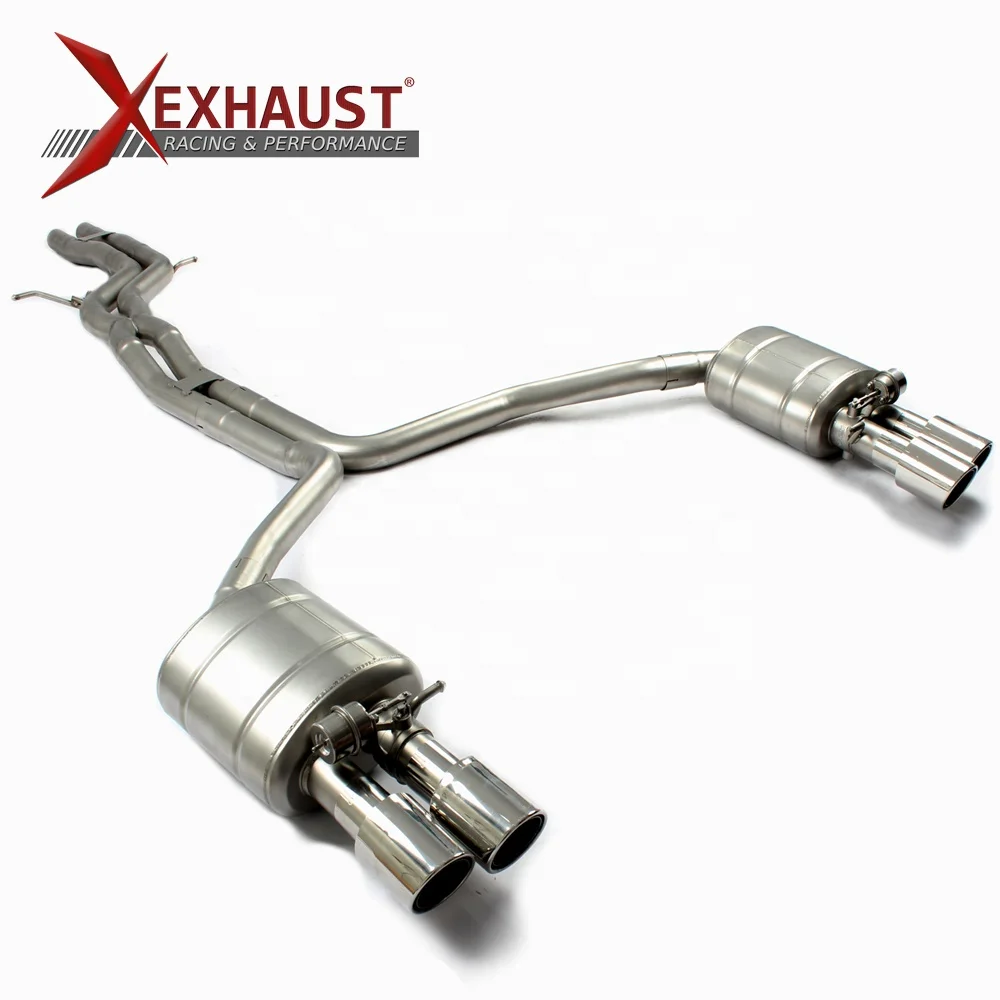 Выхлопная труба для Audi A6 A7 2,5 T 2,8 T 3,0 T 2014 catback, выхлопной наконечник, выхлопной глушитель valvetronic, выхлопная труба