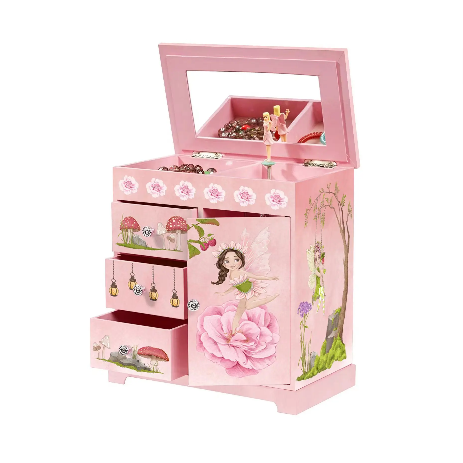 Ever Bright Wardrobe Jewelry Music Box For Holiday Gifts