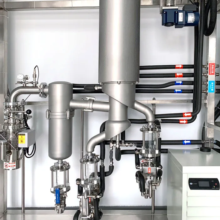  Turnkey Solution Wiped Film stainless steel Molecular Distillation Machine for CBD Oil Diffusion pump