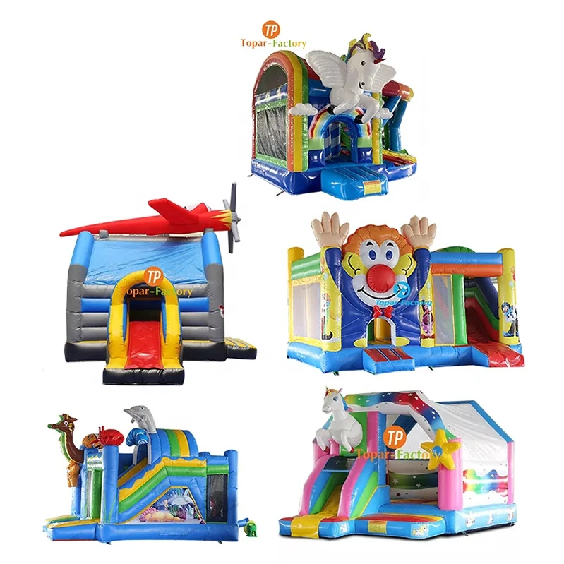 Commercial Party Jumpers Inflatable Bounce House Bouncer Infant Bouncer And Rocker With Slide And A Ball Pool