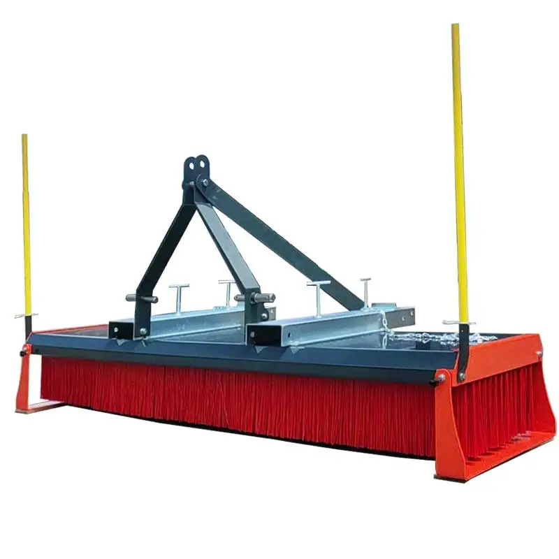 Tractor / fork lifting loader front mount sweeper machine