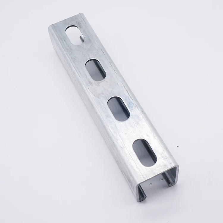  Galvanized punched steel strut channel/galvanized c channel