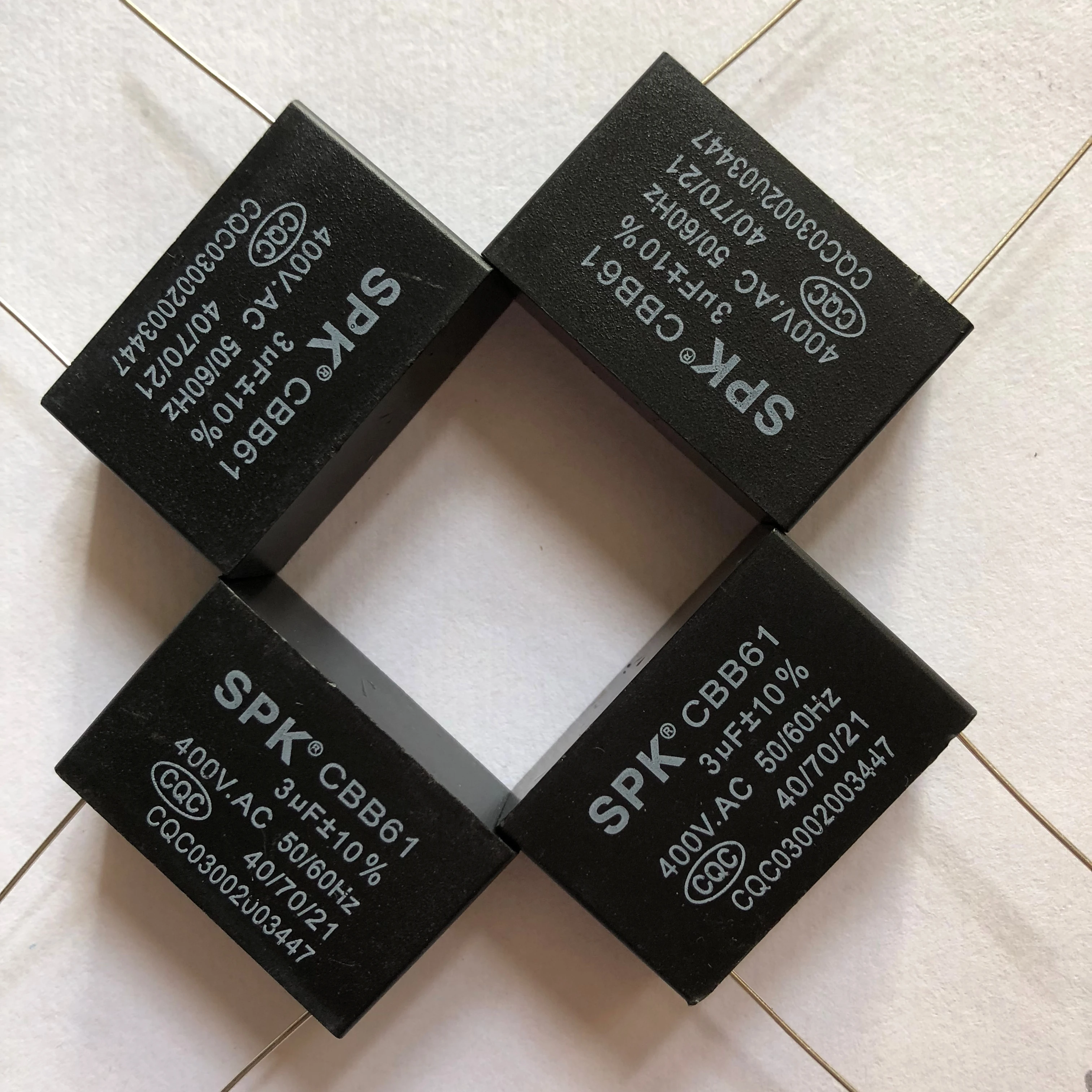 motor capacitor CBB61 fan capacitor