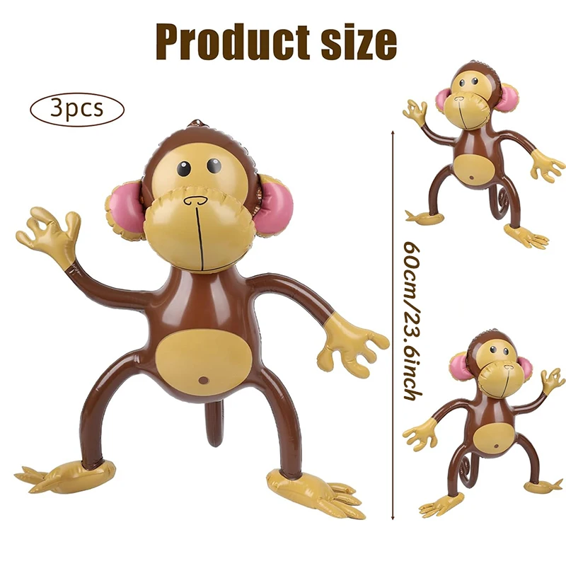 Eco-Friendly PVC Inflatable Dancing Monkey Toy Balloon for Party Decorations or Props