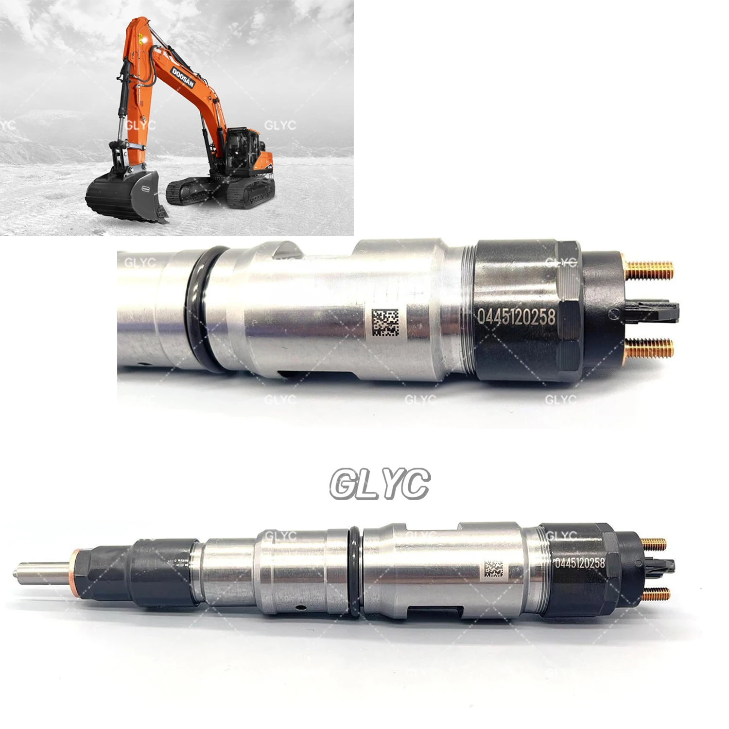 0445120258 400903-0031 Injector for Bosch 0445 120 258 0445-120-258 Control Valve F00RJ02429 Nozzle DLLA150P2214 for Doosan