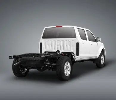 Dongfeng rich 1000kg pickup truck hydraulic lifting crane