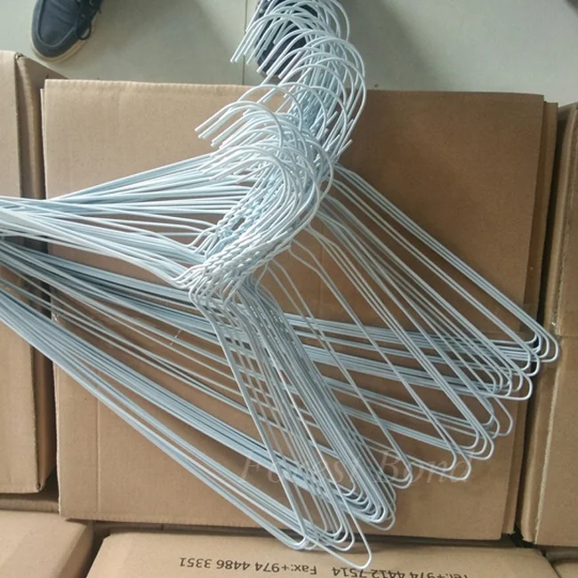 cheaper price laundry disposable wire suit hanger 500 pcs