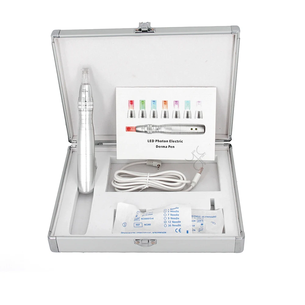 YanYi перезаряжаемая Дерма-ручка, 7 цветов, светодиодная Дерма-ручка