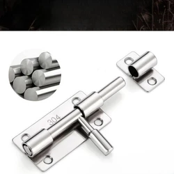 304 из нержавеющей стали деревянные двери и окна Противоугонный Болт замок, утолщенный открытый дверной болт для ванной комнаты