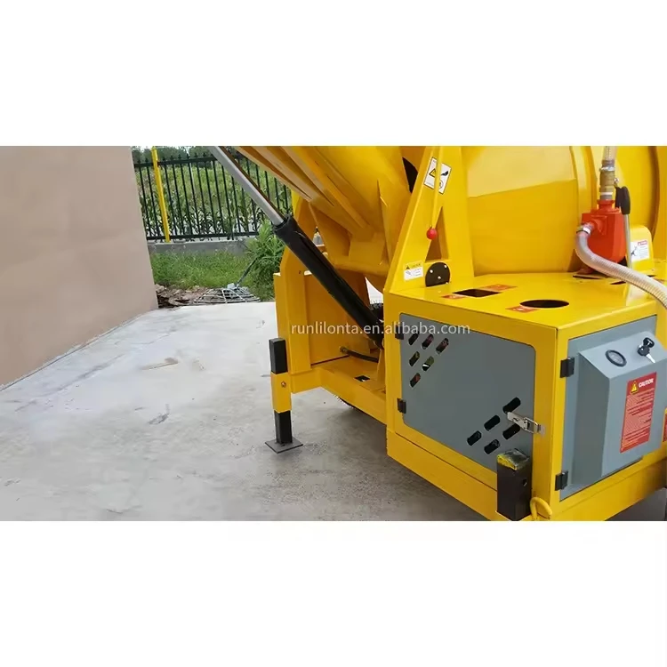 LONTA JZC500DH 3 bags 500L self loading diesel engine hydraulic pump betonniere construction cement concrete mixer machine price