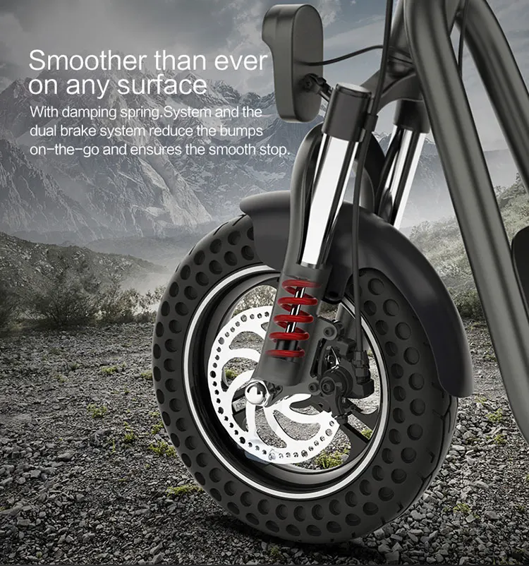 Uk US EU Warehouse stock Double Brake 80km Range 12ah Battery Waterproof 12inch Foldable Electric E Scooter