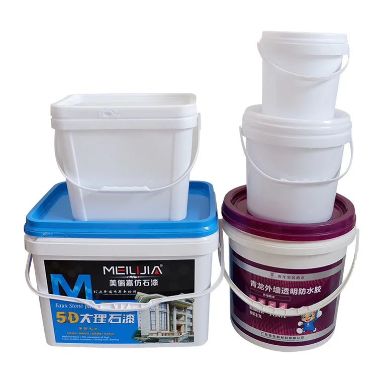 Factory Wholesale Food Grade PP 5 Gallon Plastic Bucket Pail With Lid And Handle Custom Fishing Bucket