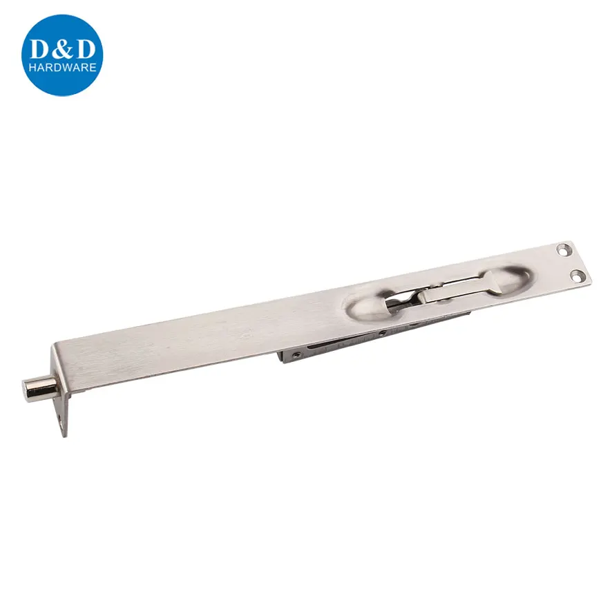 Concealed Flush Bolt Stainless Steel 304 Vertical Wooden Timber Door Bolt for Garage Door