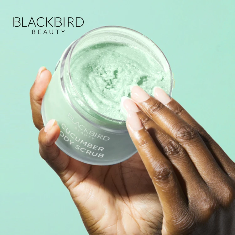 Private Label Customized Package Natural Whitening Body Scrub Exfoliating Face Sugar Scrub Wholesale Cucumber Coffee Body Scrub