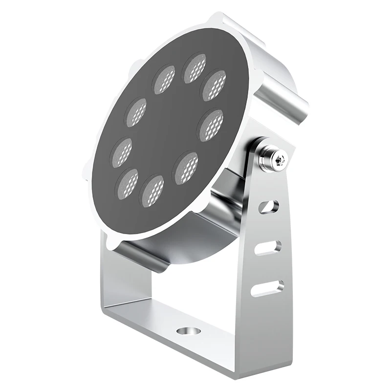 New housing design 316ss material outdoor spotlight underwater light RGB 15W IP68 colorful led swimming pool light