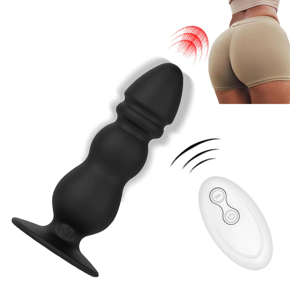 wholesale wireless remote control waterproof Masturbation Prostate Massage Anal Plug Vibrator Sex Toys For Men And Women
