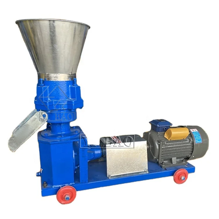 High quality factory direct color can be customized chicken duck sheep pigs  etc animal pellet extruder fish feed pellet machine