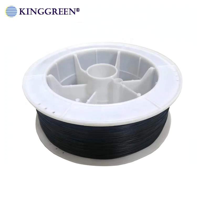 80m~700m/Roll X Black Cover PMMA End Glow Plastic Optic Fibre Cable Inner Diameter 0.75~3mm Black Optic Fibre Cable